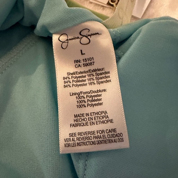 Jessica Simpson plunge neck one piece bathing suit, large NWT - Picture 5 of 6